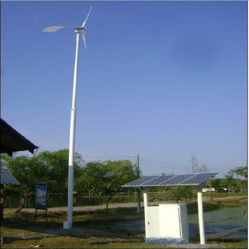 2kw wind turbine 2kw solar hybrid power system