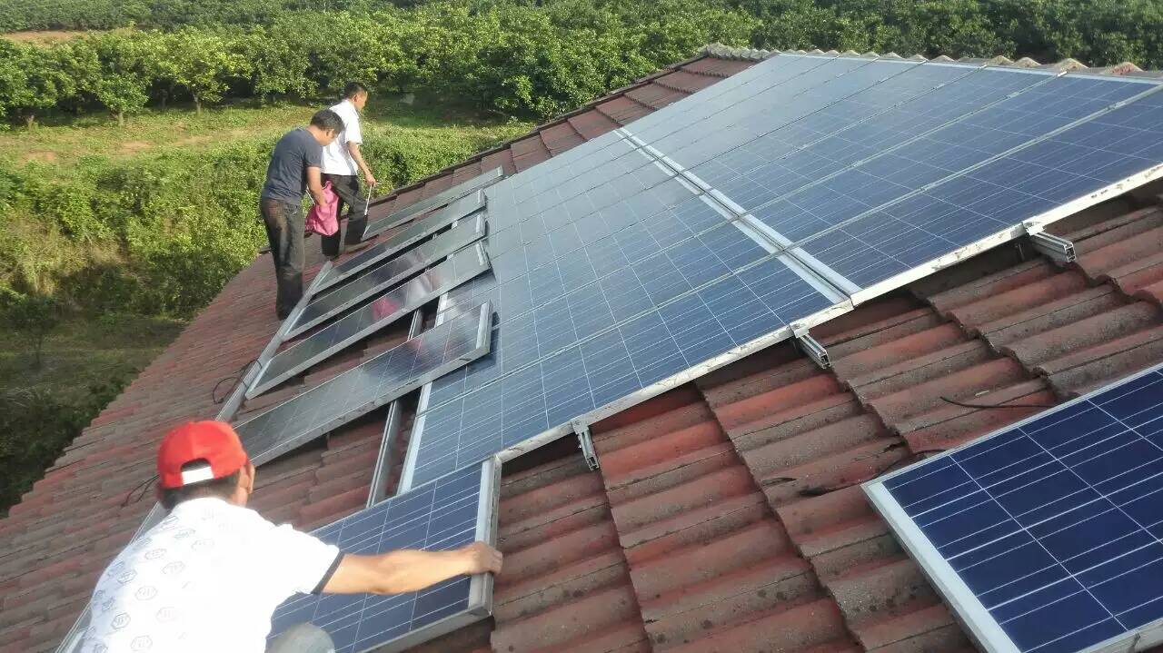 pitched tile roof solar mounting system