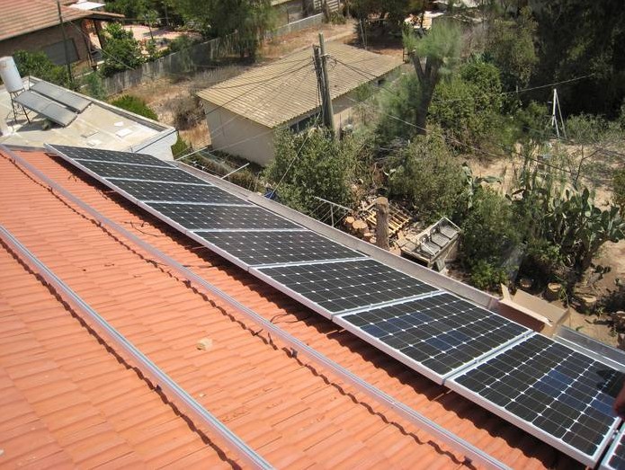 pitched tile roof solar mounting system