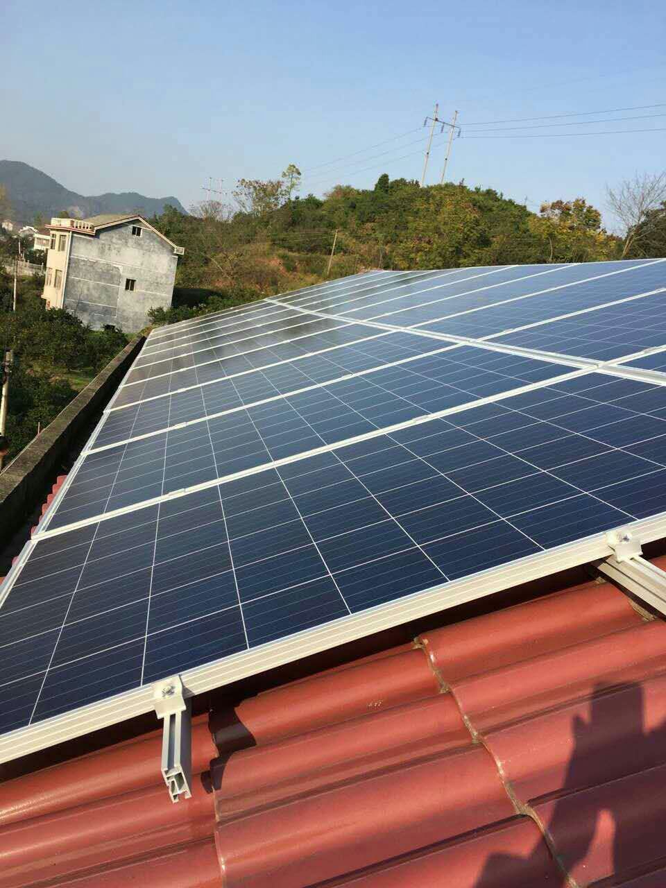 pitched tile roof solar mounting system