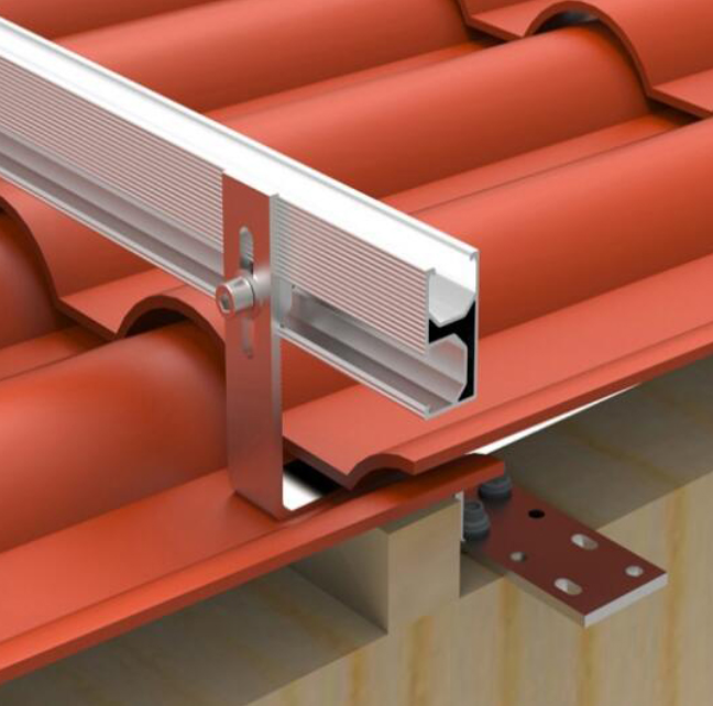 pitched tile roof solar mounting system