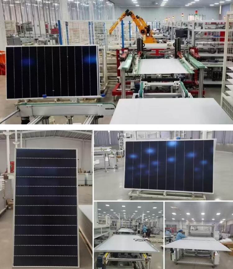 630W shingled solar panel factory