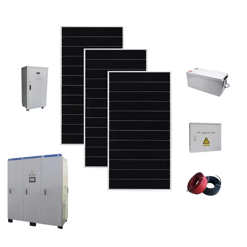 factory price 200kw solar system price off grid solar panel system 3phase 380V